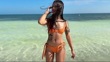 I met him on the beach, went to my room and we fucked hard!