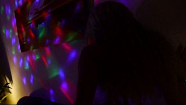 Busty colombian mami mom gives great blowjob in the shower and fucks him on the couch