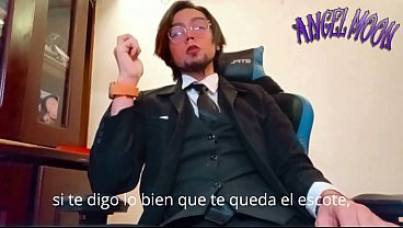 POV: Es el Día de la Secretaria y tu Jefe te llama a su oficina para darte un aumento | Porno para mujeres | Subtitulado al español.
