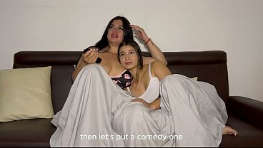 What might happen if a curvy stepmother teaches her stepdaughter how to have lesbian sex while they're watching a movie