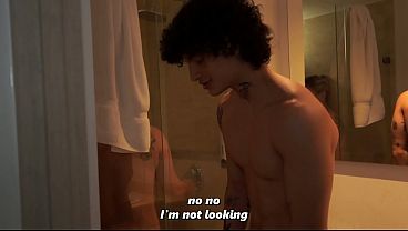 Stepson plays a prank on his stepmother and steals her towel - Big surprise awaits her!