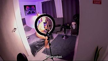 My stepdad sneaks into my room without my stepmom knowing and fucks my tight, wet pussy until he cums in my mouth