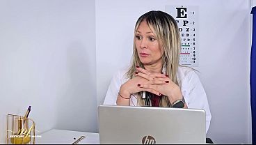 Horny doctor makes her young patient fuck her in her medical office - Monique Fuentes & Lian Grey