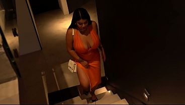 A busty Peruvian woman sneaks into her cousin's room_ she didn't expect him to have such a large penis.