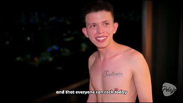 EMPANADAS salesboy from CABECERA Bucaramanga in his first porn casting (PART 2) - He fucks her pussy hard on top of the empanada thermos and cums on her face!