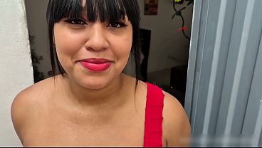 Venezuelan brunette at home is observed fucking hard