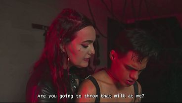 My MILF Dominatrix forces me to fuck her wet pussy while wearing a harness around my neck!