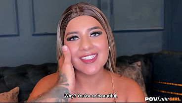 Naty Delgado visits me at home and we fuck in front of everyone (Exhibitionism) - POVLatinGirl