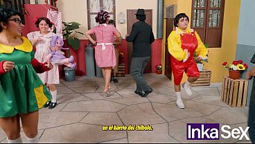 INKA SEX - La Bruja del 69 es follada por Don Mamón a escondidas de la vecindad.