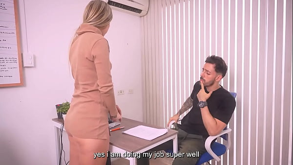 BAD SECRETARY GETS A HIT FROM HER BOSS - MOLLY SMITH