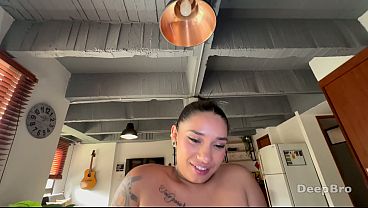 Thick Latina rides my cock hard with wild bounces, how many can you take?