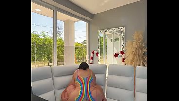 Latina caliente sorprende a su novio y lo deja sin palabras Thalía Restrepo-Felipe Romero