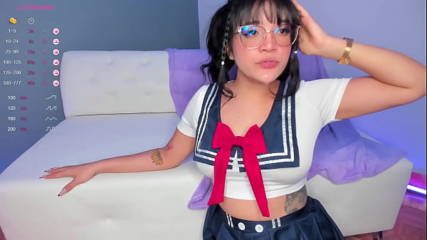 Sensual girl with glasses savors this thick cock