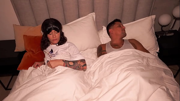 My wife catches me jerking off at night and gets a craving to ride my cock.