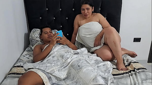 Stepson fulfills his fantasy of having sex with his stepmother