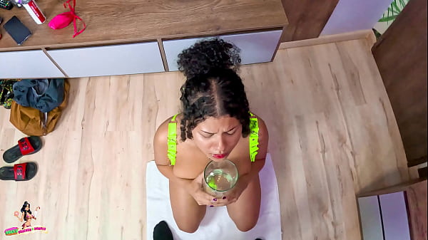 DIANNA GUZZLES MY PISS AND TRYS ANAL