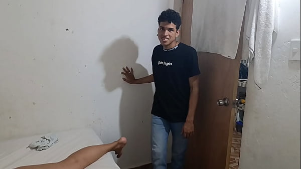 .My stepmother comes home from the gym and I couldn't resist looking at her big ass so I ended up fucking her and filling her with cum.