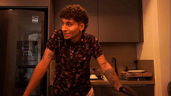 Stepson finds his stepsister masturbating and needs to help her