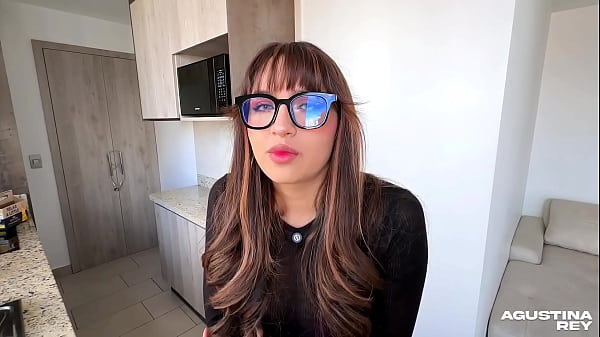 My big-assed stepmother wants me to cum inside her tight pussy while she's dressed like a slut